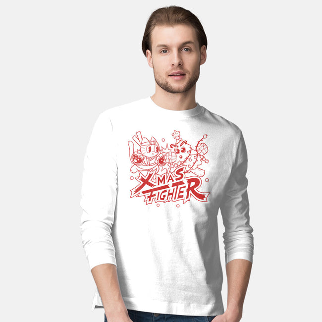 Xmas Fighter-Mens-Long Sleeved-Tee-naomori