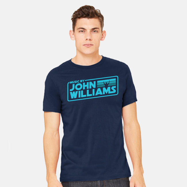 Music By John Williams-Mens-Heavyweight-Tee-rocketman_art