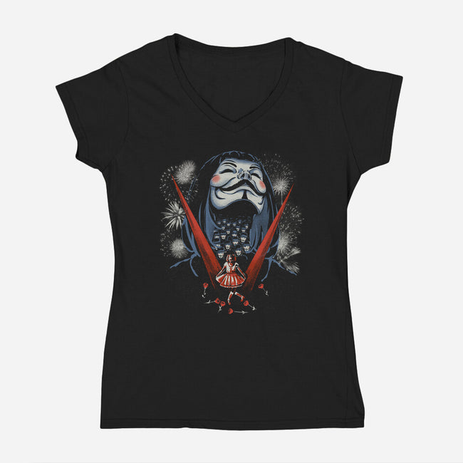 Vendetta-Womens-V-Neck-Tee-IKILO