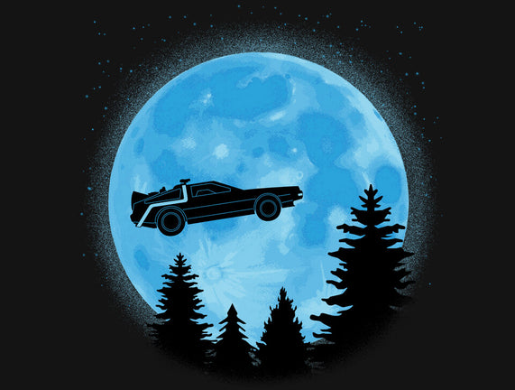 DeLorean And Moon