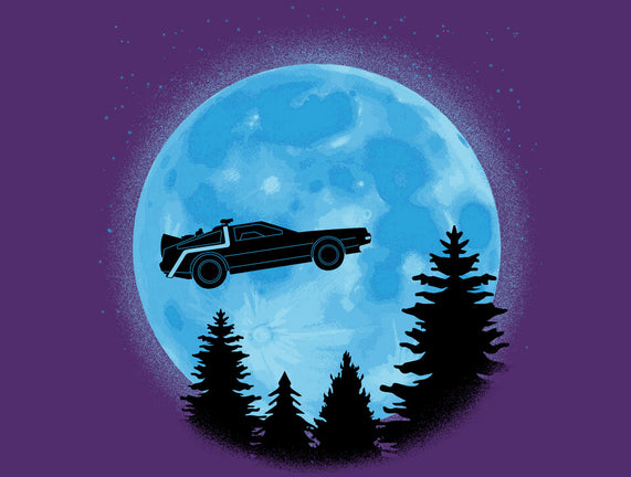 DeLorean And Moon