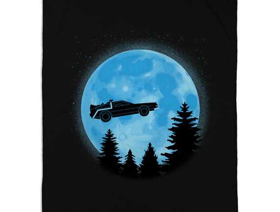 DeLorean And Moon