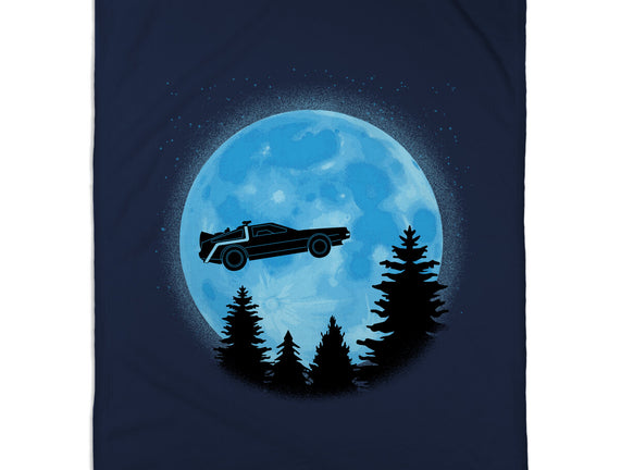 DeLorean And Moon