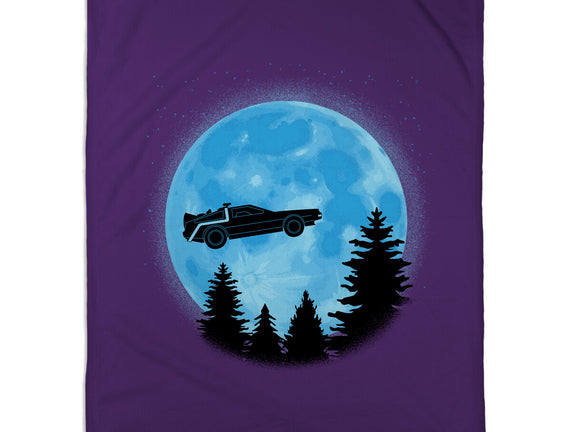 DeLorean And Moon