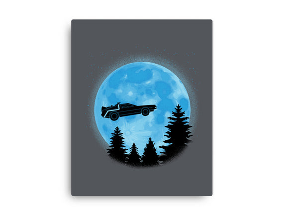 DeLorean And Moon