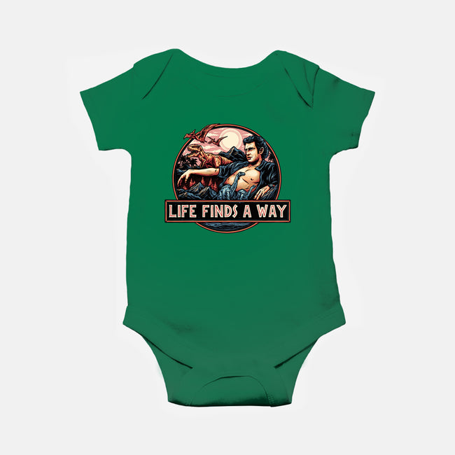 It Will Find A Way-Baby-Basic-Onesie-glitchygorilla