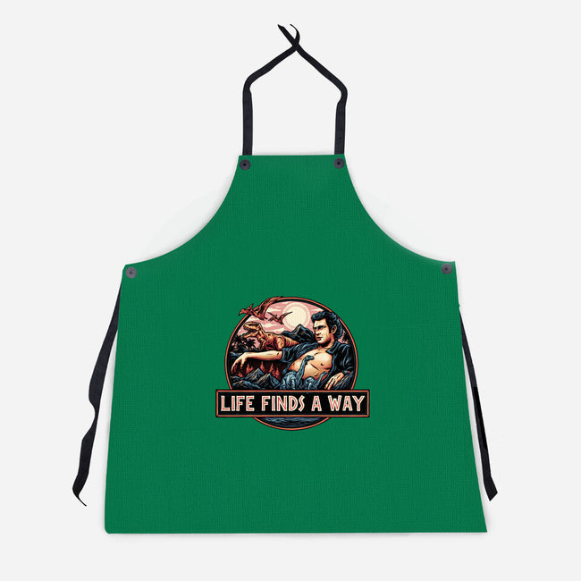 It Will Find A Way-Unisex-Kitchen-Apron-glitchygorilla