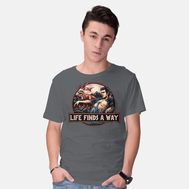 It Will Find A Way-Mens-Basic-Tee-glitchygorilla