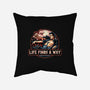 It Will Find A Way-None-Removable Cover w Insert-Throw Pillow-glitchygorilla