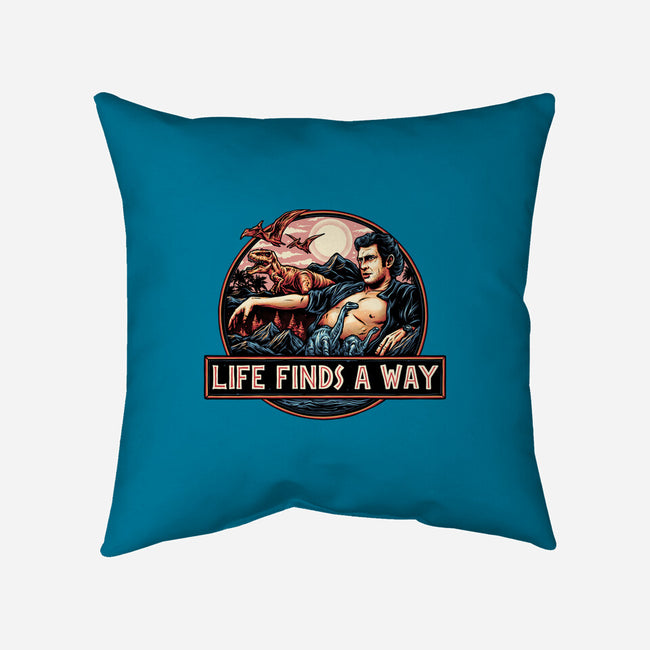 It Will Find A Way-None-Removable Cover w Insert-Throw Pillow-glitchygorilla