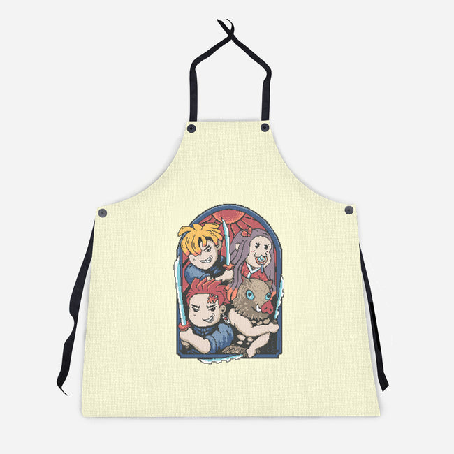 Demon Players-Unisex-Kitchen-Apron-marsdkart