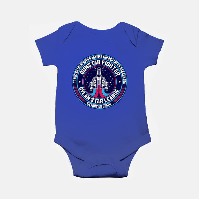 Gunstar Fighter-Baby-Basic-Onesie-SuperEdu