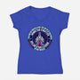 Gunstar Fighter-Womens-V-Neck-Tee-SuperEdu