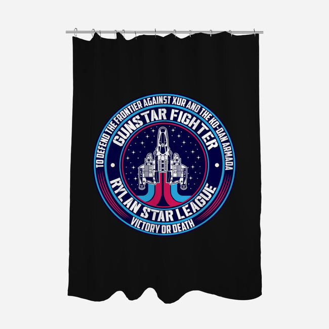 Gunstar Fighter-None-Polyester-Shower Curtain-SuperEdu