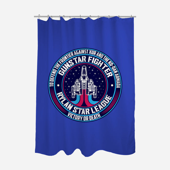 Gunstar Fighter-None-Polyester-Shower Curtain-SuperEdu