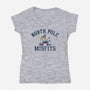 North Pole Misfits-Womens-V-Neck-Tee-zachterrelldraws