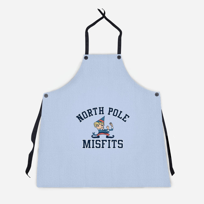 North Pole Misfits-Unisex-Kitchen-Apron-zachterrelldraws