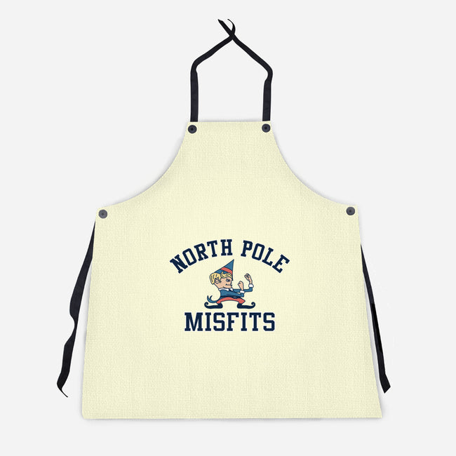 North Pole Misfits-Unisex-Kitchen-Apron-zachterrelldraws