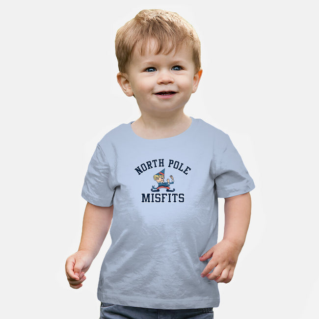 North Pole Misfits-Baby-Basic-Tee-zachterrelldraws