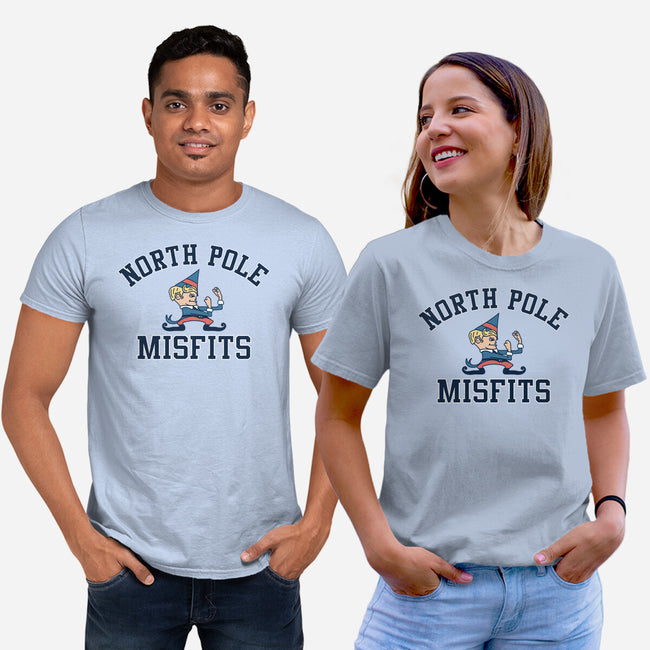 North Pole Misfits-Unisex-Basic-Tee-zachterrelldraws