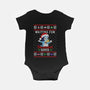 Waiting For Verandah Santa-Baby-Basic-Onesie-zachterrelldraws