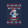 Waiting For Verandah Santa-Baby-Basic-Tee-zachterrelldraws