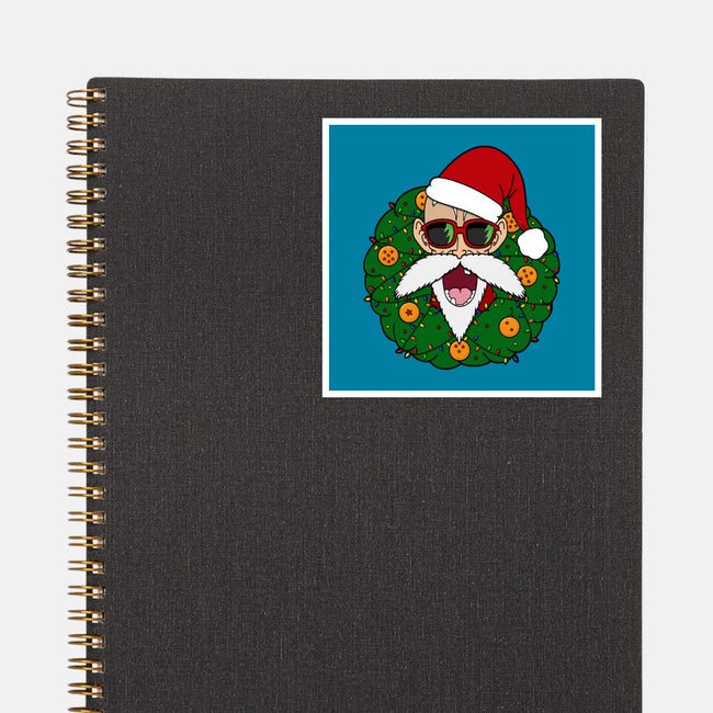 Master Santa-None-Glossy-Sticker-Alexhefe