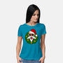 Master Santa-Womens-Basic-Tee-Alexhefe