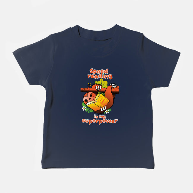 Speed Reading-Baby-Basic-Tee-imisko