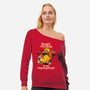 Speed Reading-Womens-Off Shoulder-Sweatshirt-imisko