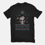 Snowy Christmas Friends-Youth-Basic-Tee-katiestack.art