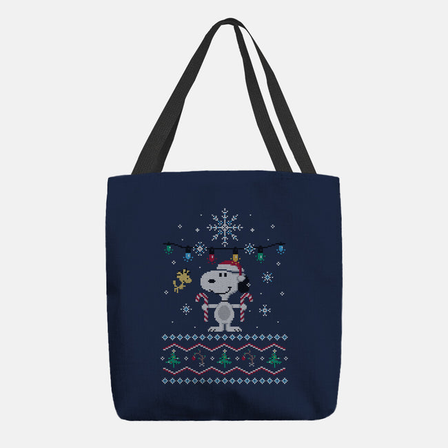 Snowy Christmas Friends-None-Basic Tote-Bag-katiestack.art