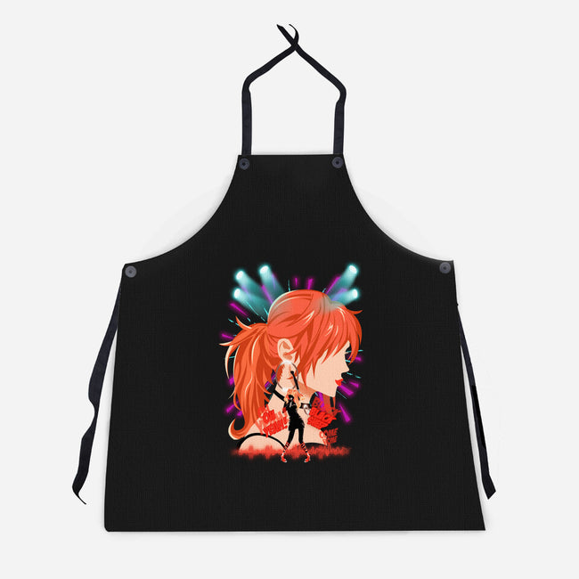 Envy Adams-Unisex-Kitchen-Apron-Afire