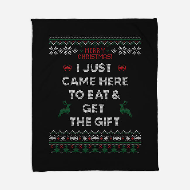 Eat And Run-None-Fleece-Blanket-alfbocreative