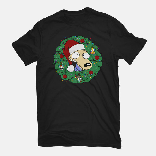 Rockoing Around The Christmas Tree-Womens-Fitted-Tee-Alexhefe