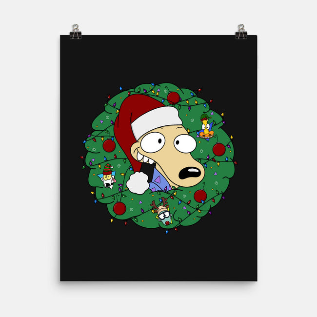 Rockoing Around The Christmas Tree-None-Matte-Poster-Alexhefe