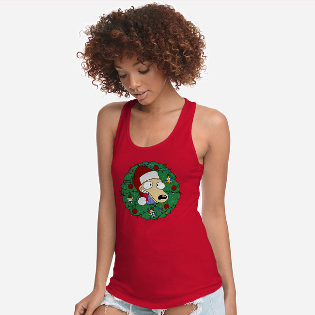 Rockoing Around The Christmas Tree-Womens-Racerback-Tank-Alexhefe