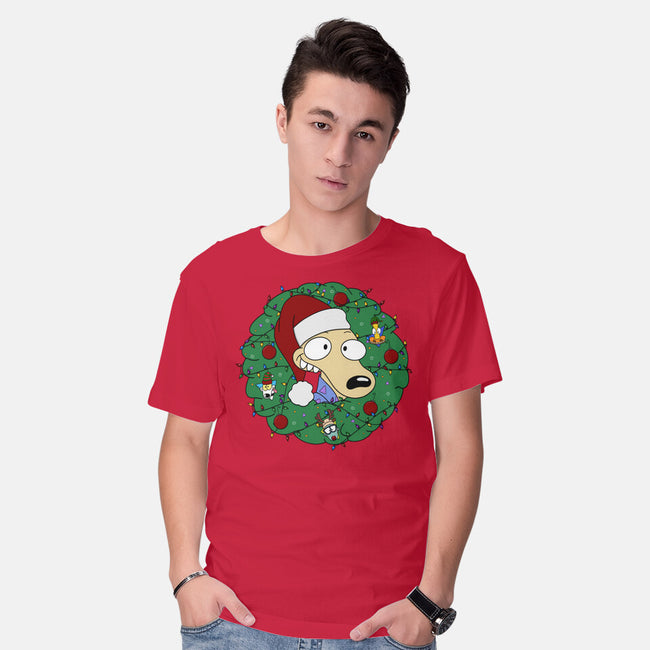 Rockoing Around The Christmas Tree-Mens-Basic-Tee-Alexhefe