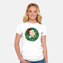 Rockoing Around The Christmas Tree-Womens-Fitted-Tee-Alexhefe