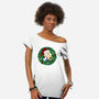 Rockoing Around The Christmas Tree-Womens-Off Shoulder-Tee-Alexhefe