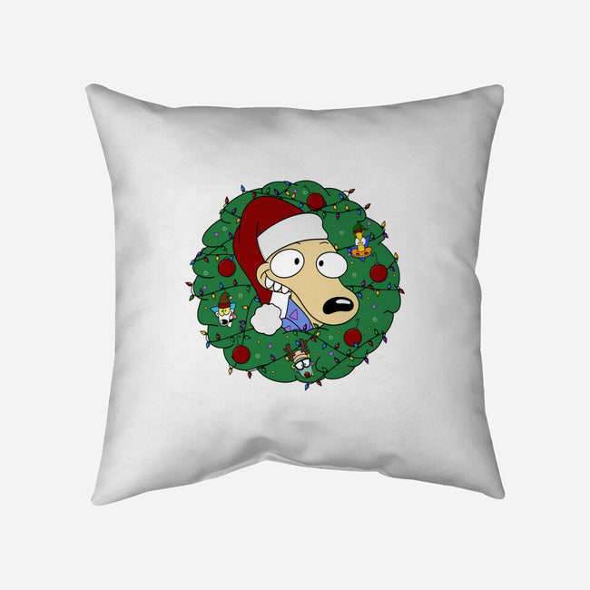 Rockoing Around The Christmas Tree-None-Removable Cover w Insert-Throw Pillow-Alexhefe