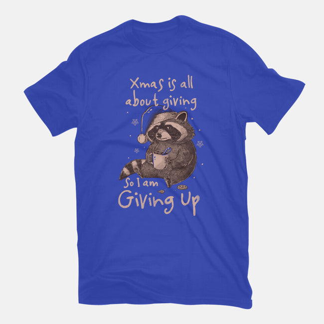 Giving Up Christmas-Womens-Fitted-Tee-eduely