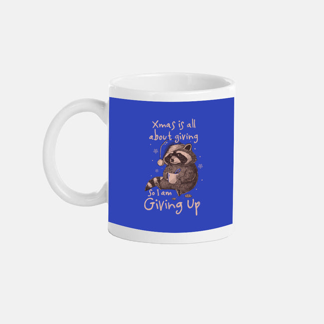 Giving Up Christmas-None-Mug-Drinkware-eduely