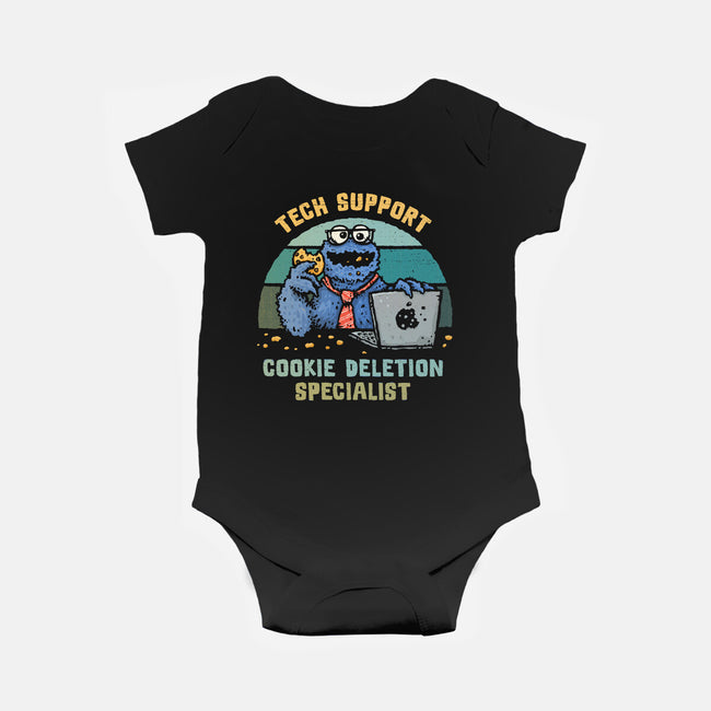 Cookie Deletion Specialist-Baby-Basic-Onesie-kg07