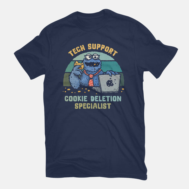 Cookie Deletion Specialist-Womens-Fitted-Tee-kg07