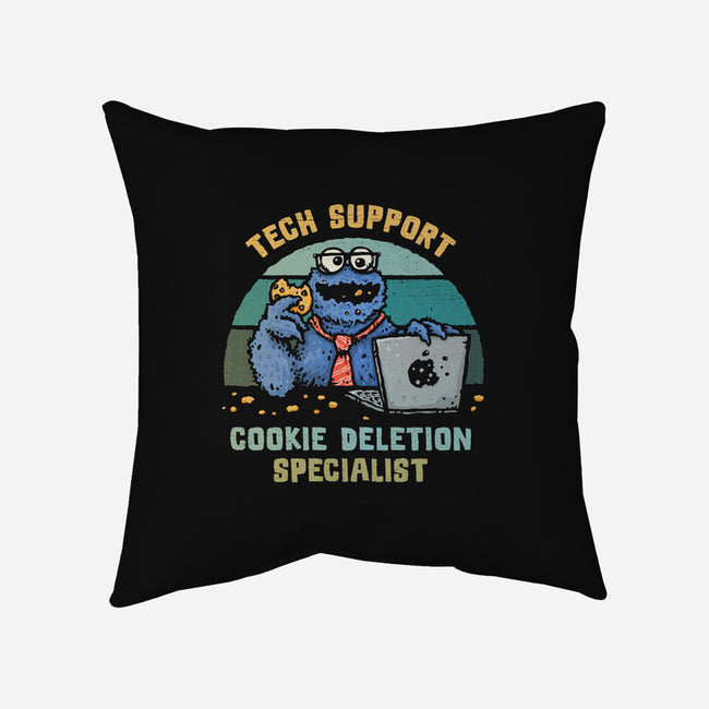 Cookie Deletion Specialist-None-Removable Cover w Insert-Throw Pillow-kg07