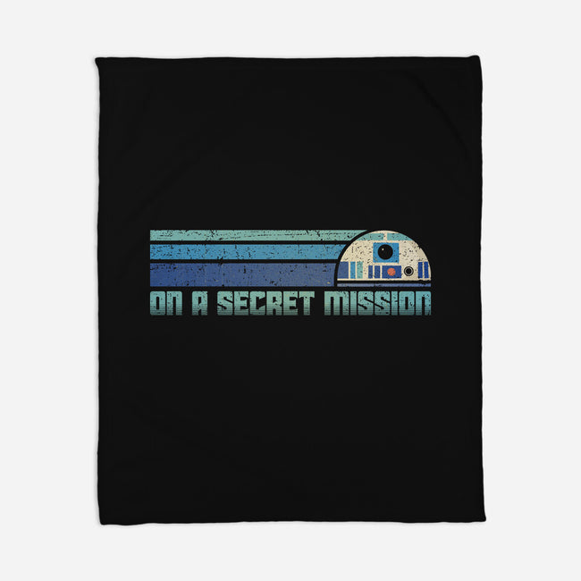 On A Secret Mission-None-Fleece-Blanket-kg07