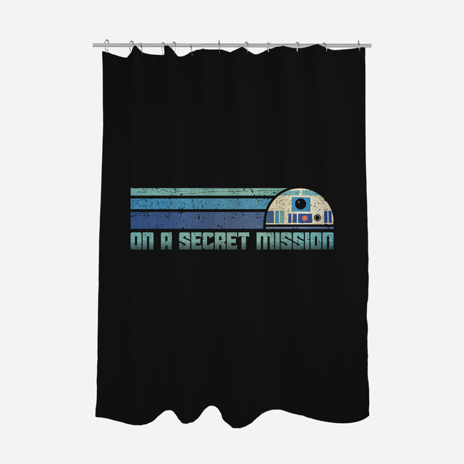 On A Secret Mission-None-Polyester-Shower Curtain-kg07