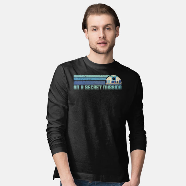 On A Secret Mission-Mens-Long Sleeved-Tee-kg07