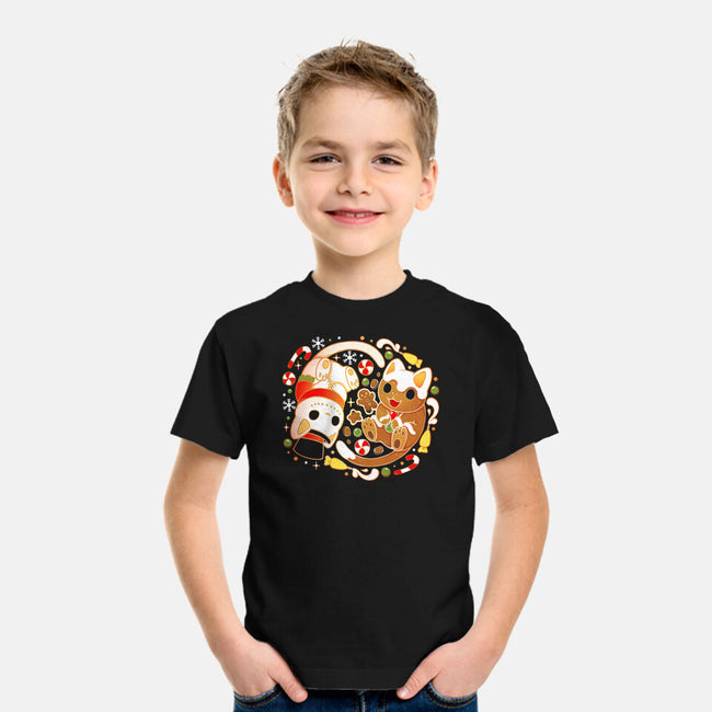 Ginger Snow Cats-Youth-Basic-Tee-Vallina84